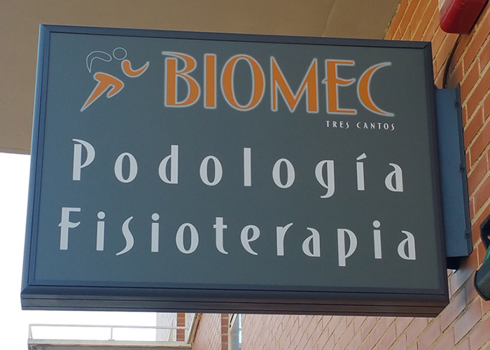 banderola con iluminacion led