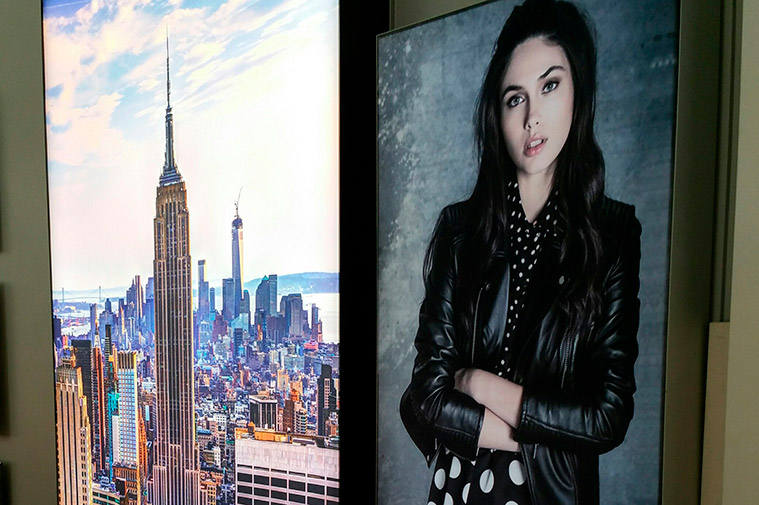 textil impreso con iluminacion led