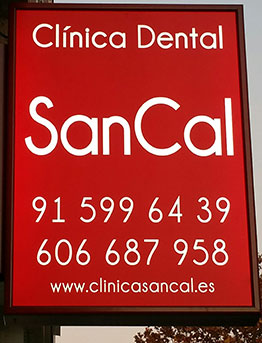 banderola con iluminacion led