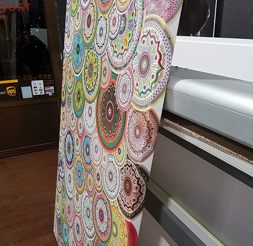 textil impreso con iluminacion led