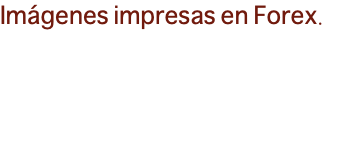 Imágenes impresas en Forex.