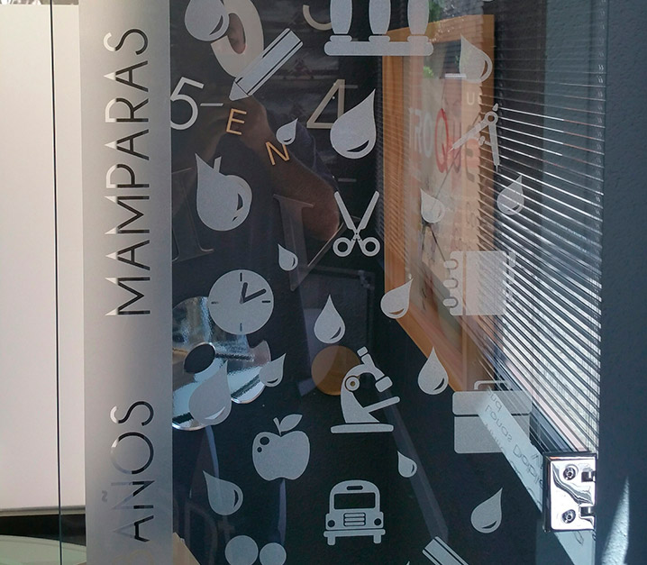 vinilo de corte con glass