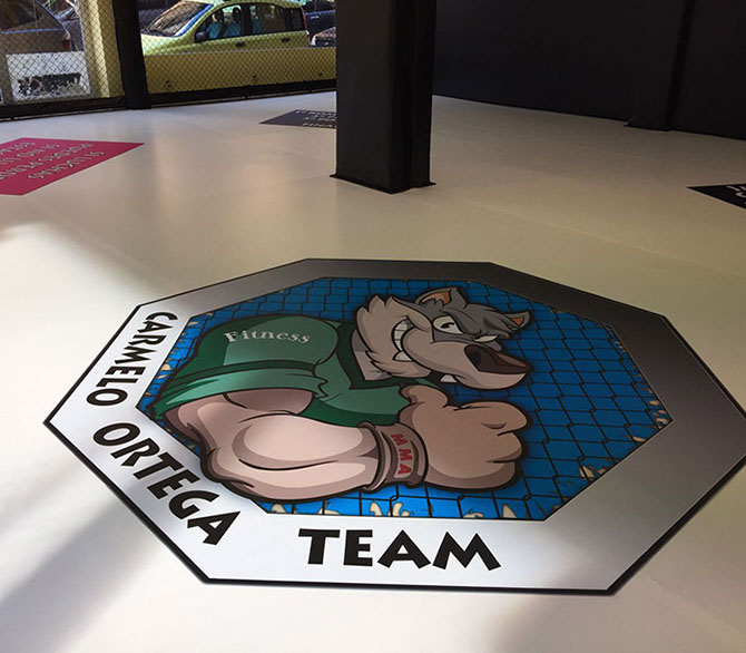 vinilo impreso y laminado suelo